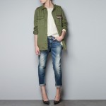 HDY Haoduoyi navy green short trench  turn-down collar Outwears diamond women Coats for wholesale