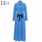 HEE GRAND Party Dress Women Floor-Long Plus Size Dress 2018 Spring A-Line Slim Maxi Dresses Vestidos With Sashes WQL1476