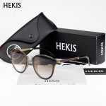 HEKIS Cat Eye Sunglasses Women Vintage Sun Glasses Ladies Retro Luxury Brand Designer For Female Photochromic Oculos de D1736