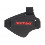 HEROBIKER Wear-resisting Rubber Motorcycle Gear Shift Pad Riding Shoes Scuff Mark Protector Motorbike Boots Cover Shifter Guards
