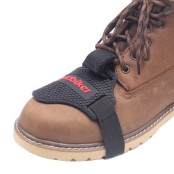 HEROBIKER Wear-resisting Rubber Motorcycle Gear Shift Pad Riding Shoes Scuff Mark Protector Motorbike Boots Cover Shifter Guards