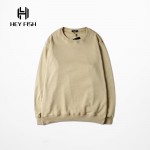 HEY FISH New Autumn Europe Fashion Classic Mens Pullover Sweatshirt Hiphop Skateboards Hoody Hoodies Casual Solid Brand Clothing