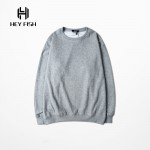 HEY FISH New Autumn Europe Fashion Classic Mens Pullover Sweatshirt Hiphop Skateboards Hoody Hoodies Casual Solid Brand Clothing