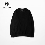 HEY FISH New Autumn Europe Fashion Classic Mens Pullover Sweatshirt Hiphop Skateboards Hoody Hoodies Casual Solid Brand Clothing