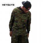 HEYGUYS Original Design Spring Autumn Brand  Men Hoodies Tracksuits Hooded Men Male Warm Thick Sweatshirt Camouflage Hoodies