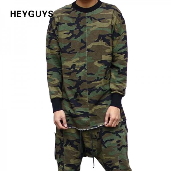 HEYGUYS Original Design Spring Autumn Brand  Men Hoodies Tracksuits Hooded Men Male Warm Thick Sweatshirt Camouflage Hoodies