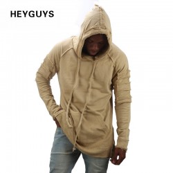HEYGUYS new design hoodie ripped damage men color fashion sweatshirts brand orignal design casual suit pullover suit autumn