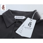 HEYKESON Brand 2017 Fashion Male Lapel Polo Shirt Man Short Sleeve Slim Slim Polo Men XXXL DD02