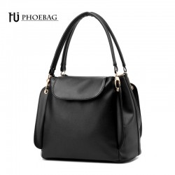 HJPHOEBAG Women Bucket Bag female Autumn summer Scrub Bucket Bag Women pu Handbags Ladies Shoulder Bag Zipper & Hasp bags Z-31