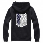HOT SALE Attack On Titan Survey Corps Freedom Wings Logo Hoodies Unisex Long Sleeve Hoody New Fashion 2016