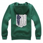 HOT SALE Attack On Titan Survey Corps Freedom Wings Logo Hoodies Unisex Long Sleeve Hoody New Fashion 2016