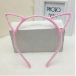 Haimeikang Girls Cat's Ears Hair Hoop Hairbands  6 Colors Stylish Women Headband Sexy Cat ears Hair Band Accessories Headwear