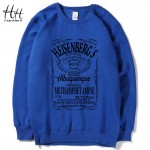 HanHent Breaking Bad Heisenberg Men Thick Fleece Sweatshirts Walter White Man Tops Clothing 2016 Winter Fashion New Sweatshirt