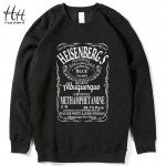 HanHent Breaking Bad Heisenberg Men Thick Fleece Sweatshirts Walter White Man Tops Clothing 2016 Winter Fashion New Sweatshirt