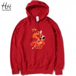 HanHent CCCP Russian Autumn 2016 New Arrival Mens Hooded Sweatshirt Fashion Print Loose Pullover Thin Hoodies Men