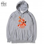 HanHent CCCP Russian Autumn 2016 New Arrival Mens Hooded Sweatshirt Fashion Print Loose Pullover Thin Hoodies Men