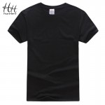 HanHent Cotton Men T-shirts Classical 2016 Short Sleeve O-neck Solid Color Loose Basic Tshirt Casual Fitness Men T shirts TA0001