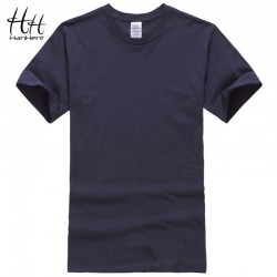HanHent Cotton Men T-shirts Classical 2016 Short Sleeve O-neck Solid Color Loose Basic Tshirt Casual Fitness Men T shirts TA0001