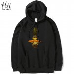 HanHent Explosion Pineapple Fashion Thin Hoodies Men Cotton Casual Long Sleeve Sweatshirts Men Hood Novelty Brand Clothes