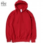 HanHent Fashion Casual Classic Solid Color Cotton Hoodies Mens Spring New Thin Men Sweatshirts Fitness Pure Clothing HO0001