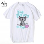 HanHent Fashion Shirts Soft Kitty Funny T-shirts Men The Big Bang Theory Cotton T Shirts Unisex Lovers T shirts Hot Sale TA0514