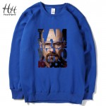 HanHent Fleece Thicken Sweatshirts Tracksuit Men Fashion Hoodies Pullover Breaking Bad Heisenberg Black Hood Men Moletom