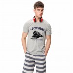 HanHent Locomotive Print T-shirt 2017 New Arrival Mens T Shirts Fashion O-Neck Casual Short Sleeve T Shirt Homme