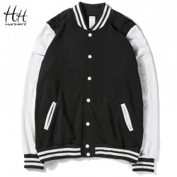 HanHent Patchwork Hoodies Men Sweatshirts Fashion Style Streetwear Clothing Man Button Colorful Hooded AG0006