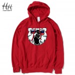HanHent Russian Bear Printed Hoodies Men Fashion Fitness Thin Sweatshirts Flag of Russia Animal Clothes Hoody Casual Plus Size