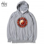 HanHent Tai Chi Thin Sweatshirts Men Hoodies Chinese Style Spring Autumn New Mens 3D Design Casual Fitness Clothing Hooded