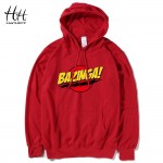 HanHent The Big Bang Theory Bazinga Hoodies Men Fashion Letter Printed Sweatshirts Hip Hop Rock Casual Shelton Hoodie Boys
