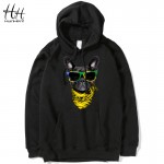 HanHent vogue Dog 2016 Design Thin Hoodies Men Cheap Sweatshirts Tracksuit Men Hood 4XL Fashion Camisa Cool Creative