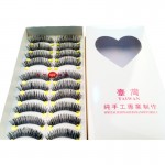 Handmade 10Pair Natural Thick Long False Eyelashes Mink Eyelash Extension Eye Lashes Voluminous Makeup Fake Lashes For Building