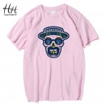 Hanhent Breaking Bad T Shirt Men Hermanos Cotton Short sleeve Tops Tees Walter White Cook Swag Heisenberg Men's T-shirt Fashion