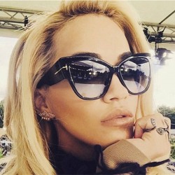 HapiGOO Fashion Vintage Oversize Cat Eye Sunglasses Women Brand Designer Sun Glasses Female Retro Big Mirror Ladies Eyewear 