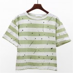Harajuku Anime Totoro Print T Shirt Women 2017 Summer Style Kawaii Short White Tee Shirt Femme Camiseta Female Cartoon Crop Top