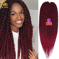 Havana Mambo Twist Crochet Braid Hair 100g/pack 2X Synthetic Kanekalon Senegalese Havana Mambo Twist  Braids Hair