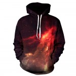 Headbook Space Galaxy 3d Sweatshirts Men/Women Hoodies With Hat Print Stars Nebula Autumn Winter Thin Hooded Hoody Tops