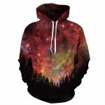 Headbook Space Galaxy 3d Sweatshirts Men/Women Hoodies With Hat Print Stars Nebula Autumn Winter Thin Hooded Hoody Tops