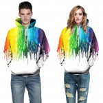 Headbook Splash paint Hoodies Men/Women Hooded Hoodies With Cap 3d Sweatshirt Print Paint Hoody Tracksuits Long Sleeve Pullover