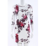 Heyouthoney high quality women lady summer elegant slim bodycon vintage floral print sexy mini Dress Vestidos Curto Cortos