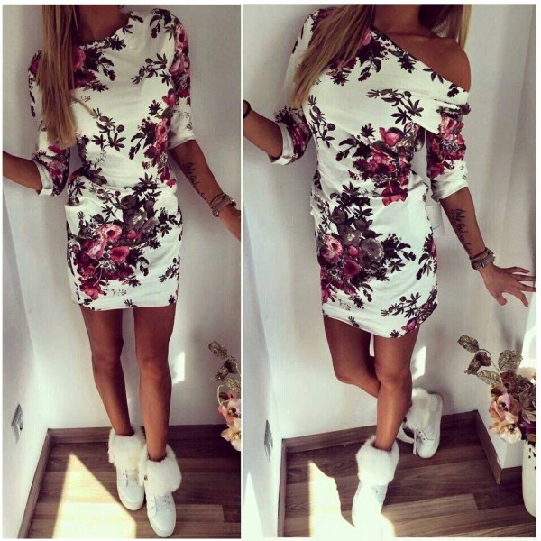 Heyouthoney high quality women lady summer elegant slim bodycon vintage floral print sexy mini Dress Vestidos Curto Cortos