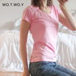 High Quality 21 Candy Color Cotton Basic T-shirt Women Casual O-neck Female T Shirt For Women Short Sleeve Female Tops 001