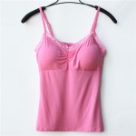 High Quality 9 Candy Colors Solid Modal Elasticity Blusas Bustier Lace Crop Top Camisole Tank Tops Women Top Cropped Regata #K4