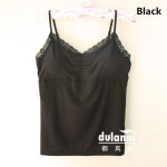 High Quality 9 Candy Colors Solid Modal Elasticity Blusas Bustier Lace Crop Top Camisole Tank Tops Women Top Cropped Regata #K4