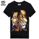 High Quality Bob Marley Quotes Music Reggae Rastafari men's high quality tee t-shirt dress camisetas camisa clothing t shirt