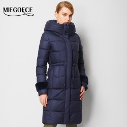 High Quality Woman Down Parka Winter Women Coat Jacket Long Warm outwwar MIEGOFCE 2016 New Winter Collection European hot 