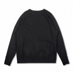 High Version zippered Sleeve Crewneck Sweatshirt Kanye West Short Style Hip Hop Skateboards Pullovers Free Shipping  