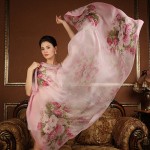 High quality 100% mulberry natural silk scarf  shawl hijab wrap women female long style spring summer Beach Cover-ups 
