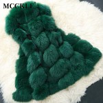 High quality Fur Vest coat Luxury Faux Fox Warm Women Coat Vests Winter Fashion furs Women's Coats Jacket Gilet Veste 4XL